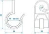 Innenzelthaken 19-22mm mit Haken Produktbild-Vorschau 7