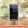 Klarstein Mini lodówka ze szklanymi drzwiami, Mini lodówka Podgląd zdjęcia produktu 5