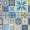 Klebefolie Möbel 45x50 cm - Türkische Mosaik - Möbelfolie Produktbild-Vorschau 1