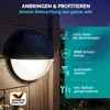 DEUBA® Lampada Solare da Esterno Set di 6 LED Resistenti Anteprima dell’immagine prodotto 4