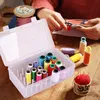 2 Stück Nähgarn Aufbewahrungsbox, Leer Stickgarn Organizer Produktbild-Vorschau 3