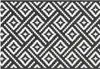 vidaXL Tapis d'extérieur ARAKIL blanc et noir 160x230 cm PP Voir les images du produit 1