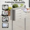 System skrzynek na listy Wiltec 8 stal nierdzewna 945 x 270 Podgląd zdjęcia produktu 10