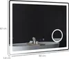 Specchio da bagno a LED kleankin, 80 x 60 cm, con Anteprima dell’immagine prodotto 3