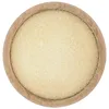 A top-down view of granulated gelatin in a wooden bowl. Voir les images du produit