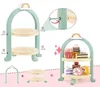 Holz Etagere mit Gebäck  Spiel-Kaffee & Tee Set Kinderküche Produktbild-Vorschau 8