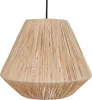 BELIANI Hängelampe Naturfarben aus Stroh Boho Stil Modern Produktbild-Vorschau 1