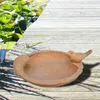 Vogeltränke Vogelbad Tränke mit Spatzenfigur terracotta Produktbild-Vorschau 2