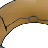 Baumwolllampenschirm schwarz 45/50/28 mit goldener Produktbild-Vorschau 5