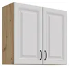Hängeschrank 80 cm Stilo Weiss + Eiche Artisan Küchenzeile Produktbild-Vorschau 1