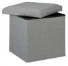 Pouf Relaxdays con vano portaoggetti, pieghevole, imbottito Anteprima dell’immagine prodotto 9