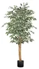 VEVOR Albero di ficus artificiale, 1524 mm, con vaso nero, Anteprima dell’immagine prodotto 1