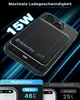 Powerbank MagSafe iPhone 10000 mAh, Schwarz, kompatibel mit Produktbild-Vorschau 2