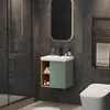 Lavabo con mobile sottolavabo - Lavabo sospeso - Piccolo Anteprima dell’immagine prodotto 4