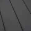 A close-up view of a folded grey fabric, likely a cushion or mattress topper, with visible seams indicating its structure. Podgląd zdjęcia produktu
