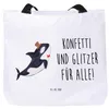 Mr. & Mrs. Panda Tote Bag Orca Zylinder - Weiß - Geschenk, Produktbild-Vorschau 1