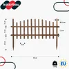 A wooden garden fence with measurement indicators. Náhled obrázku produktu
