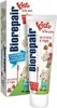 A product box and tube of Biorepair Kids toothpaste, featuring cartoon mice and strawberries. Produktbild-Vorschau