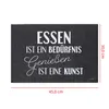 4er Set Tischset aus Filz mit Spruch, ca. 45x30cm in grau Produktbild-Vorschau 2
