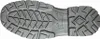 The sole of a black work boot is shown from an underneath view against a white background. Produktbild-Vorschau