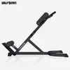 A black MAXXUS Hyperextension bench is shown against a plain white background. Produktbild-Vorschau