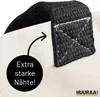 Huuraa Jutetasche Langeoog verliebt 21 Liter Black Jute und Produktbild-Vorschau 3