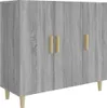 vidaXL Sideboard Grau Sonoma 90x34x80 cm Holzwerkstoff Produktbild-Vorschau 2