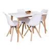 Esstisch >Vojens< in Weiss, MDF - 70x75x120cm (BxHxT) Produktbild-Vorschau 7