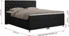 Boxspringbett 140x200 mit Bettkasten, Boxspringbett 140x200 Produktbild-Vorschau 6