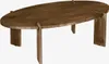 sweeek - Ovaler Couchtisch aus Massivholz 120 cm - Produktbild-Vorschau 1