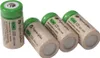 Four rechargeable batteries are arranged on a white background. Produktbild-Vorschau