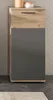Bad Unterschrank "Tomaso" in Eiche und grau Kommode 37 x 87 Produktbild-Vorschau 2