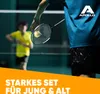 Apollo Badminton Set | Carbon Profi Badmintonschläger | Produktbild-Vorschau 7