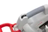 A close-up view of the handle and switch mechanism of a power tool. Produktbild-Vorschau