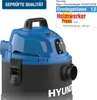 A blue and black wet/dry vacuum cleaner is shown from a slightly angled front view against a white background. Produktbild-Vorschau