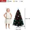 LZQ 120cm LED umelý vianočný stromček s vláknovou optikou, Náhľad obrázku produktu 2