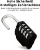Lot de 2 cadenas à combinaison à 4 chiffres réglables Voir les images du produit 2