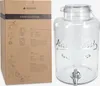 Navaris Getrnkespender 8 Liter aus Glas - Zapfhahn aus Produktbild-Vorschau 6