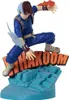 A figurine of Shoto Todoroki from My Hero Academia in a dynamic pose, with a stylized base and sound effect text. Produktbild-Vorschau