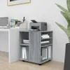 vidaXL Rollschrank Grau Sonoma 60x53x72 cm Holzwerkstoff Produktbild-Vorschau 2