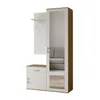 AX LIVING Garderobe mit Spiegel Magnola – 100 cm Breit, Produktbild-Vorschau 2