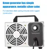A close-up view of an ozone generator with text describing its features. Produktbild-Vorschau