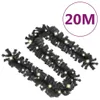 The Living Store Weihnachtsgirlande mit LED 20 m Schwarz Produktbild-Vorschau 7