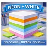 Karteczki samoprzylepne 90 x 90 mm, 850 sztuk, kolorowe Náhled obrázku produktu 2