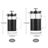 300 ml/10 Unzen doppelwandige franzoesische Kaffeemaschine, Produktbild-Vorschau 8