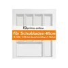 Besteckkasten für 45 cm Schublade Weiß – Zuschneidbar (B: Produktbild-Vorschau 3
