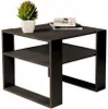Couchtisch Schwarz 55x55 Cm Loft Retro Wohnzimmertisch Produktbild-Vorschau 2