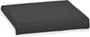 A dark gray cushion is shown from a slightly elevated side angle against a white background. Produktbild-Vorschau