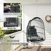 Outsunny – wiszący fotel, wiszący kosz z poduszkami, Podgląd zdjęcia produktu 4