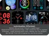 Forever, sport-smartwatch met AMOLED 3D-display en Productafbeelding-voorbeeld 12